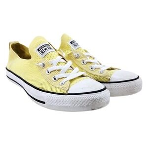 Converse Yellow Knit Sneakers - Size 8